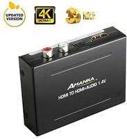 Ekstraktor konwerter adapter HDMI do HDMI+audio RCA SPDIF 4K Amanka