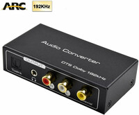 Ekstraktor konwerter adapter HDMI do RCA SPDIF 4K Amanka DAC 192KHz ARC