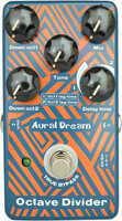 Elekt gitarowy pedał Aural Dream Octave Divider widok z przodu