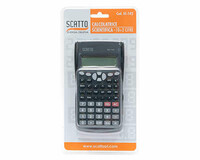 Elektroniczny kalkulator naukowy SCATTO SC-142 widok z przodu