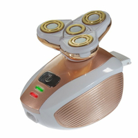 Elektryczna golarka rotacyjna 5 w 1 Shaver 4D różowy widok z przodu .