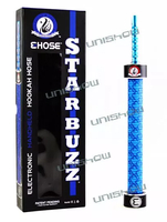 Elektryczna szisza Electronic Handheld Hookah BLUE widok z przodu.