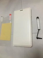Etui futerał samsung galaxy S5 biały imitacja skóry widok z przodu