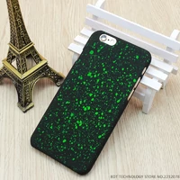 Etui iPhone 6 stars gwiazdy galaxy case zielony widok z tyłu