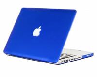 Etui Macbook PRO 13' OBUDOWA HARD CASE  kolor ciemny niebieski widok z przodu 