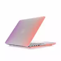 Etui Macbook PRO 13'' obudowa hard case kolor tęcza widok z boku
