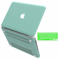 Etui Macbook PRO 13'' obudowa hard case kolor zielony widok z przodu