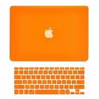 Etui Macbook PRO RETINA 13'' OBUDOWA HARD CASE kolor pomarańczowy widok z przodu