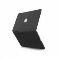 Etui Macbook PRO RETINA 15' plastikowa obudowa hard case kolor czarny widok z przodu
