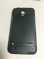 Etui powerbank bateria case Samsung S 5 czarny widok z przodu