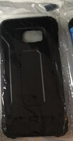 Etui Samsung Galaxy S7 edge czarny widok z przodu
