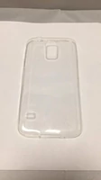 Etui silikonowe Samsung Galaxy S5 widok z przodu przeźroczyste