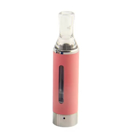 eVOD MT3 Clearomizer Atomizer 2.4ml do eGo-T/K różowy widok z przodu.