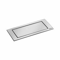 EVOline Backflip – moduł zasilający z gniazdami i USB-C, srebrny