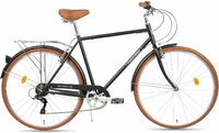 FabricBike Southken 28 cali - rower miejski w stylu retro, czarny