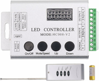 Fafeicy Sterownik LED RGB SPI 5-24V do taśm LED z pilotem RF