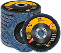 flintronic 10 tarcz listkowych 125 mm do szlifowania, ziarno 40/60/80/120