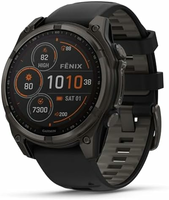 Garmin Fenix 8 47 mm Solar – zegarek GPS z głośnikiem i mikrofonem, szary węgiel