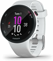 Garmin Forerunner 45S 39 mm – zegarek biegowy GPS, biały