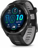 Garmin Forerunner 965 – zegarek biegowy GPS AMOLED, czarny/szary pudrowy