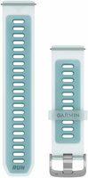 Garmin Pasek QuickFit 22 mm – biały kamień/turkusowy, srebrny osprzęt