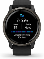 Garmin Venu 2 Czarny/Szary – smartwatch GPS, ekran AMOLED 1,3"