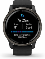 Garmin Venu 2 Czarny/Szary – smartwatch GPS, ekran AMOLED 1,3"
