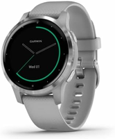 Garmin Vívoactive 4S – smartwatch GPS fitness, Powder Gray/Srebrny, 40 mm