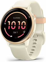 Garmin vívoactive 6 42 mm Bone/Pink Dawn – smartwatch GPS AMOLED