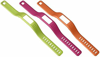 Garmin vívofit – zestaw 3 zapasowych opasek, pomarańczowa/różowa/zielona, S