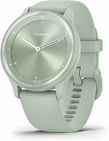 Garmin Vivomove Sport – hybrydowy smartwatch, miętowy z paskiem silikonowym