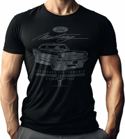 Gasoline Bandit koszulka samochodowa Ford Mustang, meska, licencjonowana