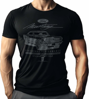 Gasoline Bandit koszulka samochodowa Ford Mustang, meska, licencjonowana