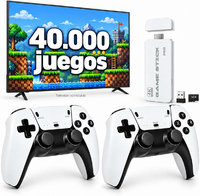 Genzo konsola retro HDMI 40000 gier, 2 kontrolery bezprzewodowe, 23 emulatory