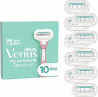 Gillette Venus Deluxe Smooth Sensitive – wkłady do maszynki, 10 szt.