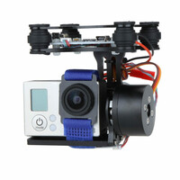 Gimbal 2D DRON GoPro 3 DJI Phantom 1 2 Walkera X350 Pro Czarna