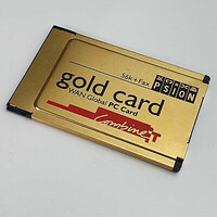 Globalna karta PC Wan Psion Gold 56k Fax widok z przodu