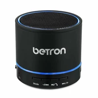 Głośnik bezprzewodowy bluetooth Betron KBS08 600mA widok z podświetleniem 