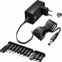 goobay 64568 - uniwersalny zasilacz sieciowy 3-12V z 7 koncowkami DC