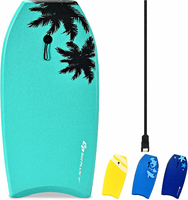 Goplus bodyboard 105 x 51 x 6 cm – lekka deska do pływania i surfingu, zielona