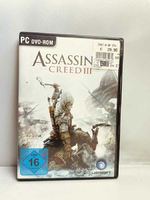 Gra przygodowa Assassin’s Creed III PC DE widok z przodu.