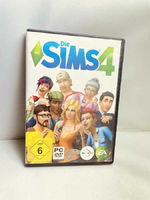 Gra symulacja życai The Sims 4 wersja w pudełku DE PC widok z przodu.