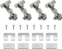 GTV zawiasy meblowe ECHC Soft-Close, wpuszczane, Clip-on – 4 szt.