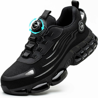 GUDECIUS Buty robocze ochronne ze stalowym noskiem, czarne