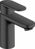 Hansgrohe Bateria umywalkowa podtynkowa - czarny mat, montaż ścienny