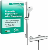 Hansgrohe Crometta zestaw prysznicowy z termostatem, biały/chrom