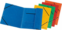 Herlitz Colorspan 10902864 – 10 teczek A4 z gumką, mix kolorów