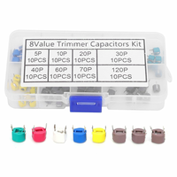 Hililand Kondensatory trymera 6mm zestaw 80 szt - kondensatory zmienne