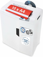 HSM ShredStar X10 – niszczarka biurowa do 10 kartek, biała