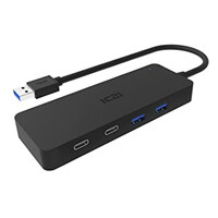 Hub USB 3.0 7 portów Iczi IZEC-A78 widok z przodu